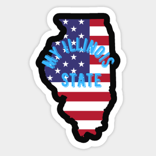 illinois State Sticker